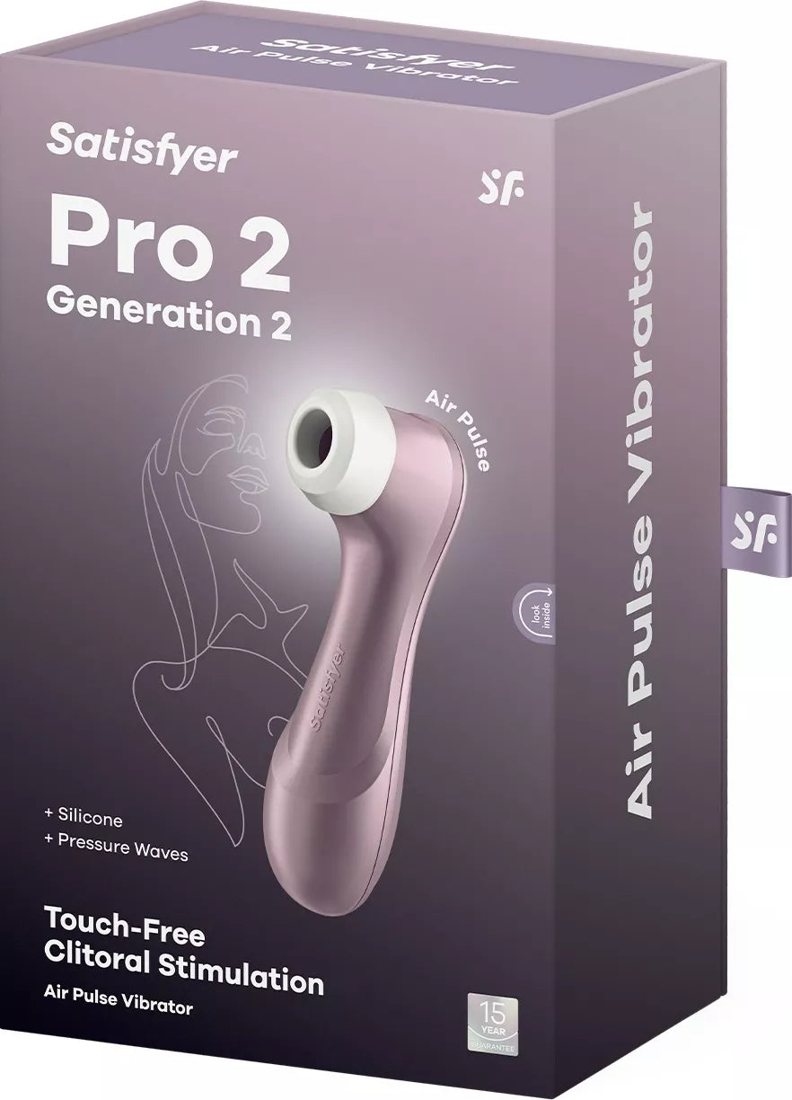 SATISFYER - PRO 2 AIR PULSE STIMULATOR VIOLET