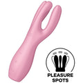 SATISFYER - THREESOME 3 VIBRATOR ROSA
