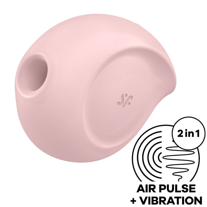 SATISFYER - SUGAR RUSH AIR PULSE STIMULATOR &amp; VIBRATOR ROZE