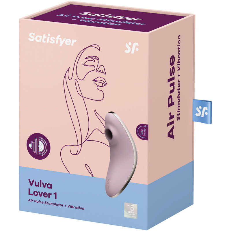 SATISFYER - VULVA LOVER 1 AIR PULSE STIMULATOR &amp; VIBRATOR BLAUW