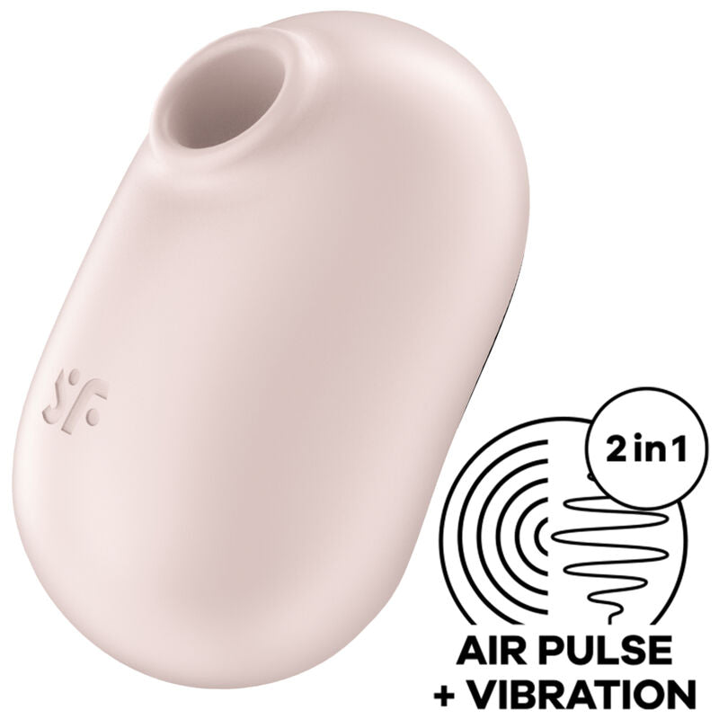 SATISFYER - PRO TO GO 2 DOPPELTER AIR PULSE STIMULATOR & VIBRATOR VIOLETT