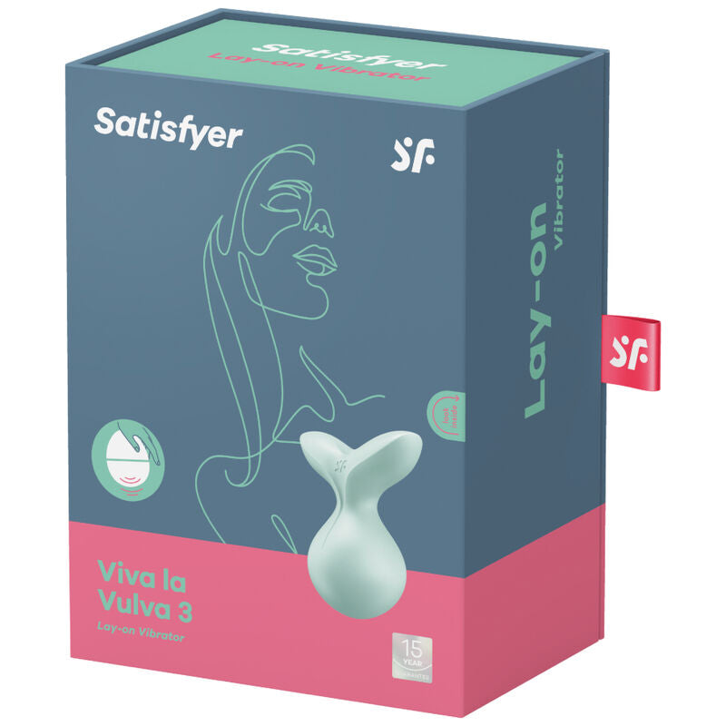 SATISFYER - VIVA LA VULVA 3 AUFLEGEVIBRATOR VIOLETT