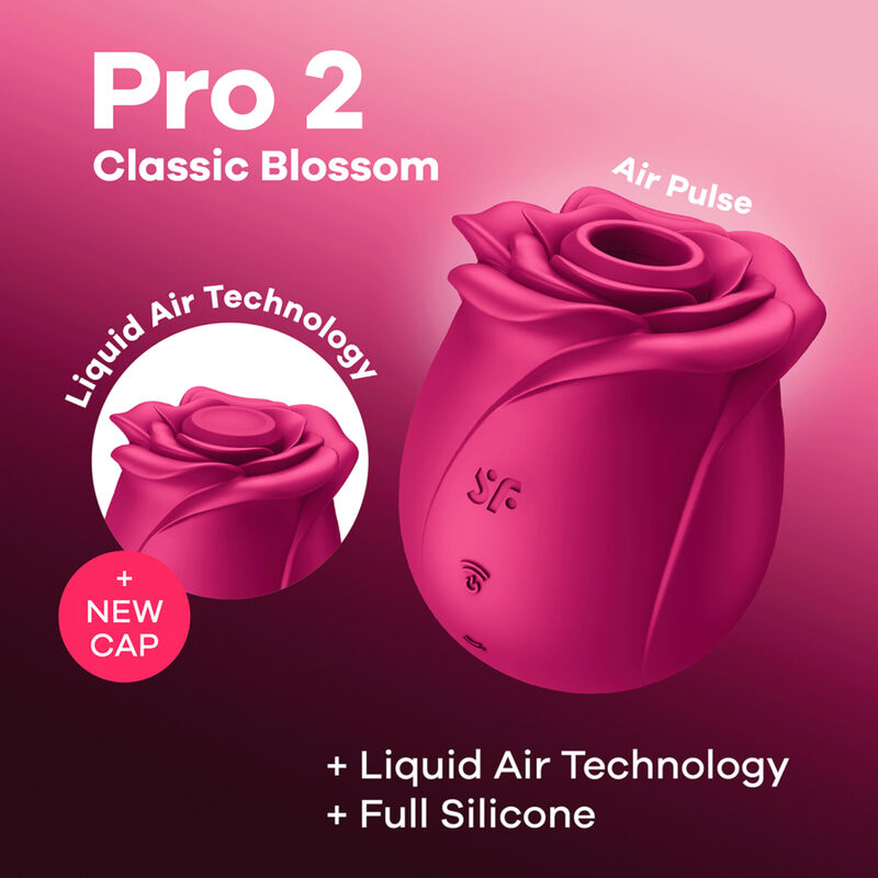 Satisfyer Air Pulse Pro 2 Classic Blossom - Clitoris Stimulator