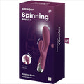 SATISFYER - SPINNING RABBIT 1 CLITORIS EN RODE G-SPOT STIMULATIE