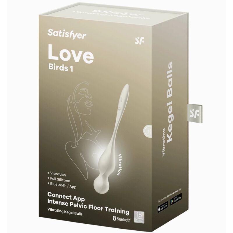 SATISFYER - LOVE BIRDS VIBRIERENDE LIEBESKUGELN WEISS