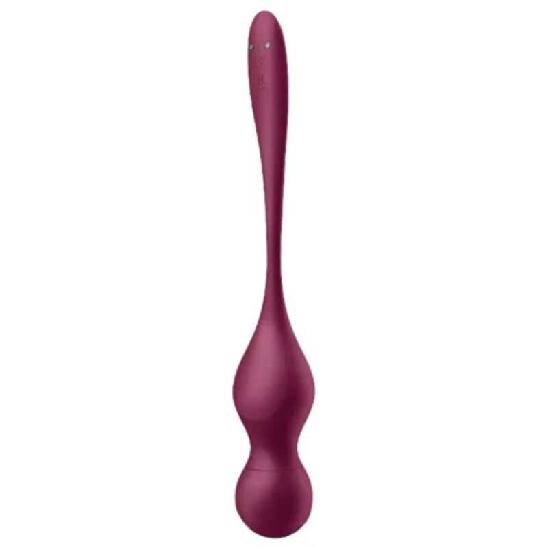 SATISFYER - LOVE BIRDS VARY VIBRATIEBALLEN GRATIS APP WIJN ROOD
