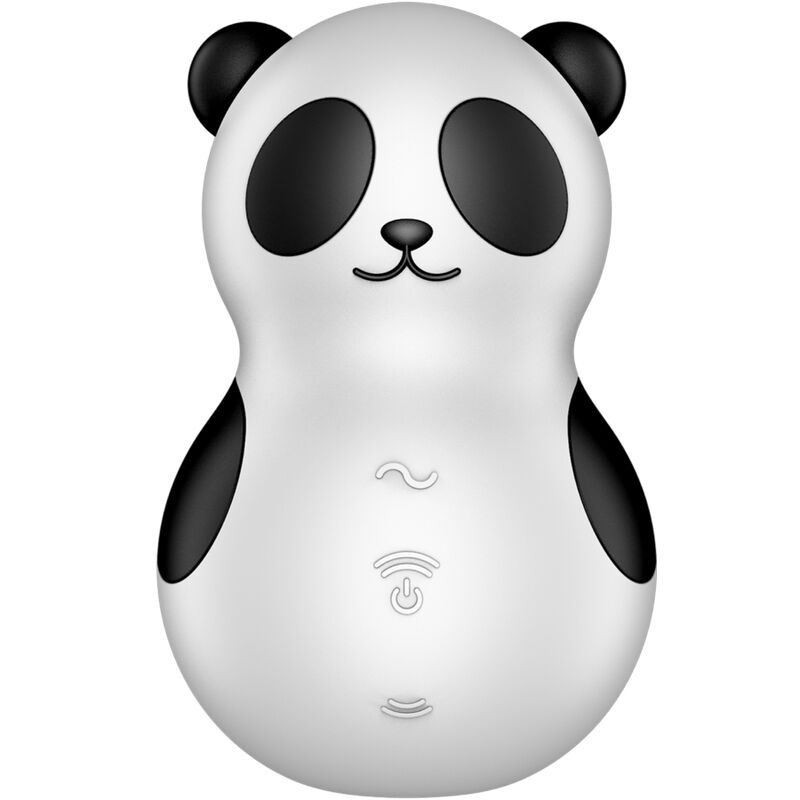 SATISFYER - POCKET PANDA STIMULATOR & VIBRATOR SCHWARZ-WEISS