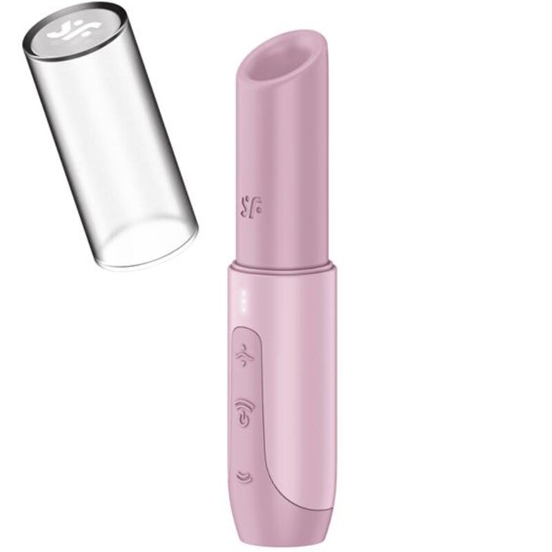 SATISFYER - SECRET KISS WAVE CLITORIS STIMULATOR ROZE