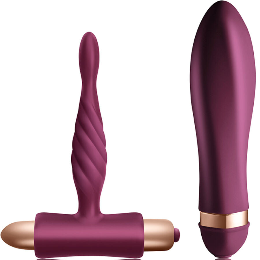 CLIMAXIMUM - DARE KIT TWISTED VIBRATOR + ANAAL PLUG BEGINNER
