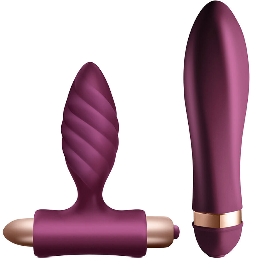 CLIMAXIMUM - DESIRE KIT TWISTED VIBRATOR + ANAAL PLUG