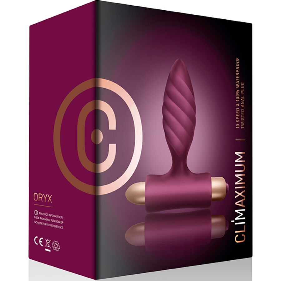CLIMAXIMUM - ORYX DRAAIENDE ANALE PLUG