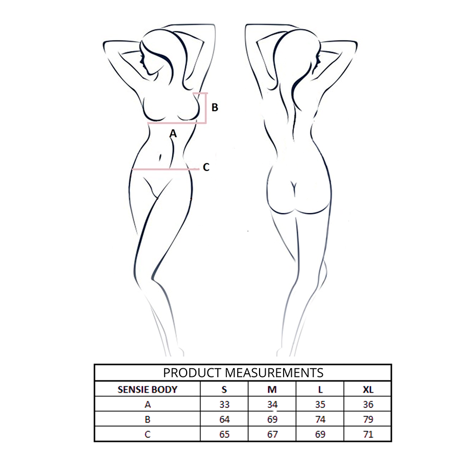PASSION - SENSIE BODY BLACK S/M