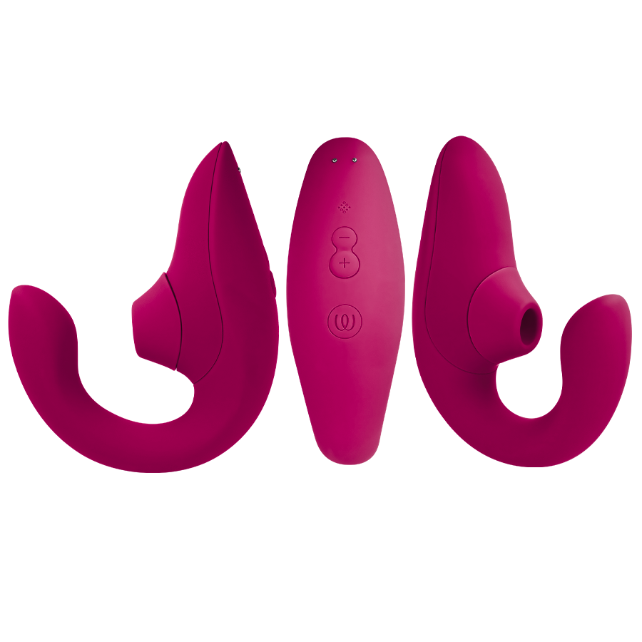 WOMANIZER - BLEND RABBIT VIBRATOR STIMULATOR VIBRANT PINK