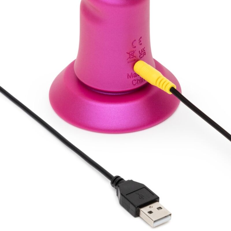 ROMP - JIGGLE UP AND DOWN VIBRATOR WITH PINK SUCTION CUP