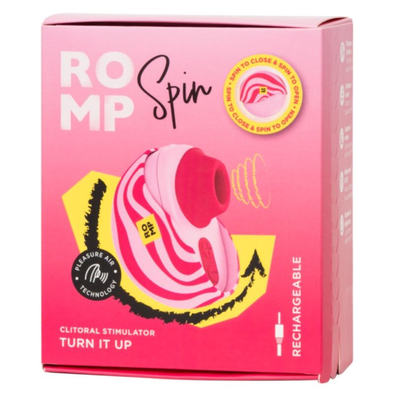 ROMP - SPIN CLITORAL SUCTION ANTITUDE WITH ROTATING OPENING AND CLOSING