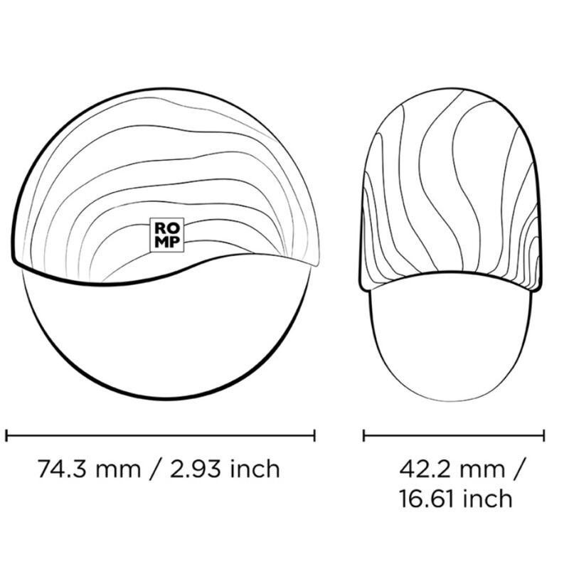 ROMP - SPIN CLITORAL SUCTION ANTITUDE WITH ROTATING OPENING AND CLOSING