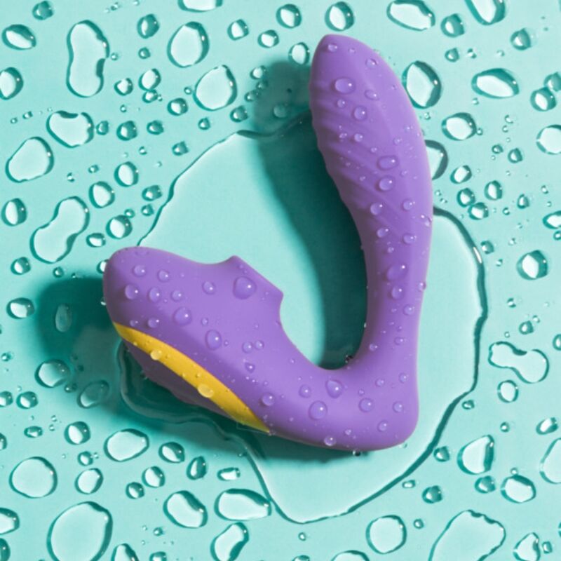ROMP - REVERB G-SPOT STIMULATOR AND CLITORAL SUCTION DEVICE PURPLE
