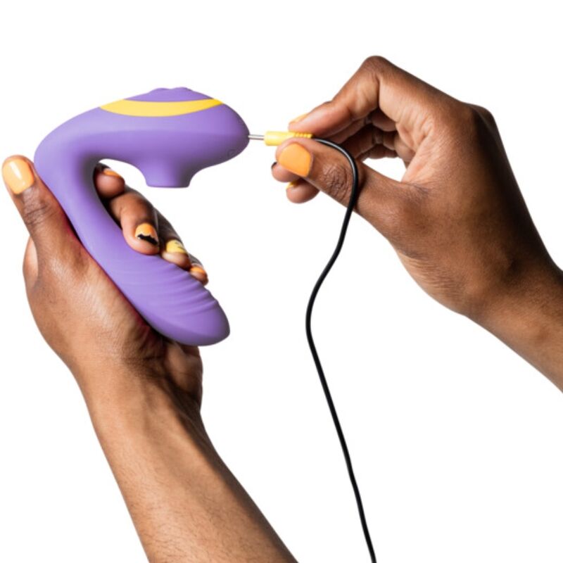 ROMP - REVERB G-SPOT STIMULATOR AND CLITORAL SUCTION DEVICE PURPLE