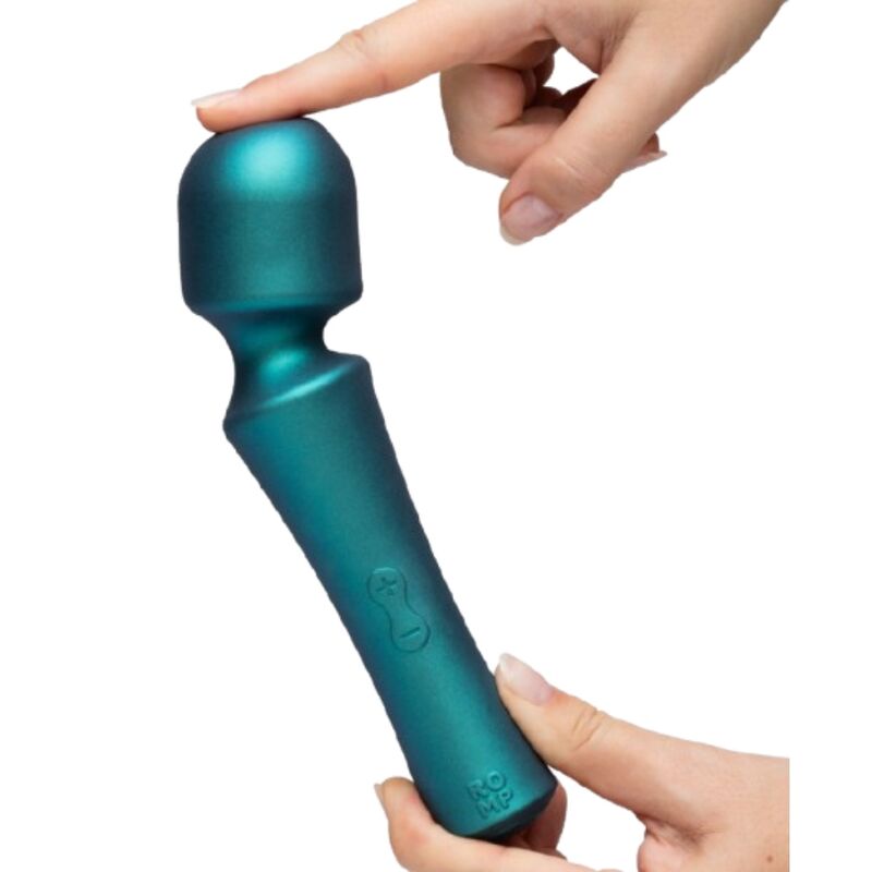 ROMP - PRESTO MINI WAND VIBRATOR FLEXIBLE HEAD GREEN