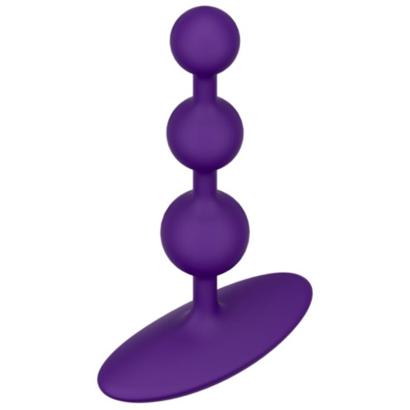 ROMP - AMP PURPLE FLEXIBLE SILICONE ANAL BEADS 12.5 CM PURPLE