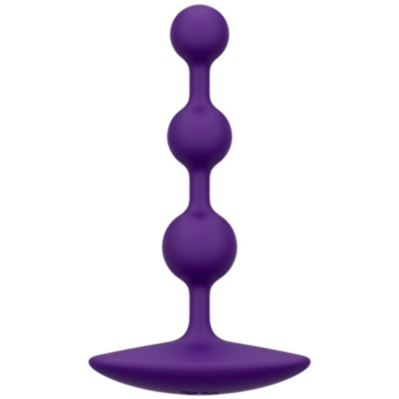 ROMP - AMP PURPLE FLEXIBLE SILICONE ANAL BEADS 12.5 CM PURPLE