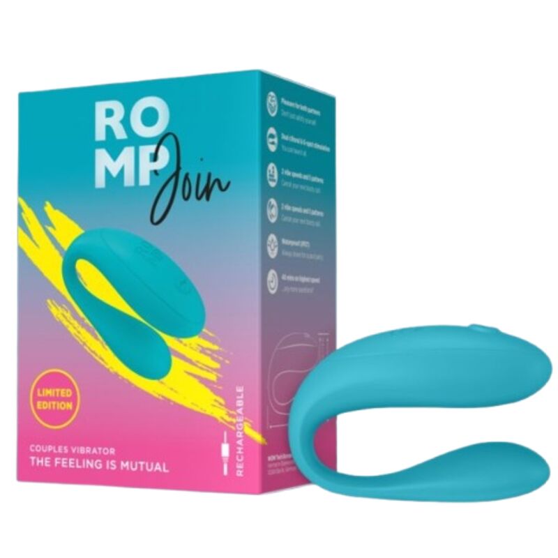 ROMP - JOIN TURQUOISE COUPLES VIBRATOR