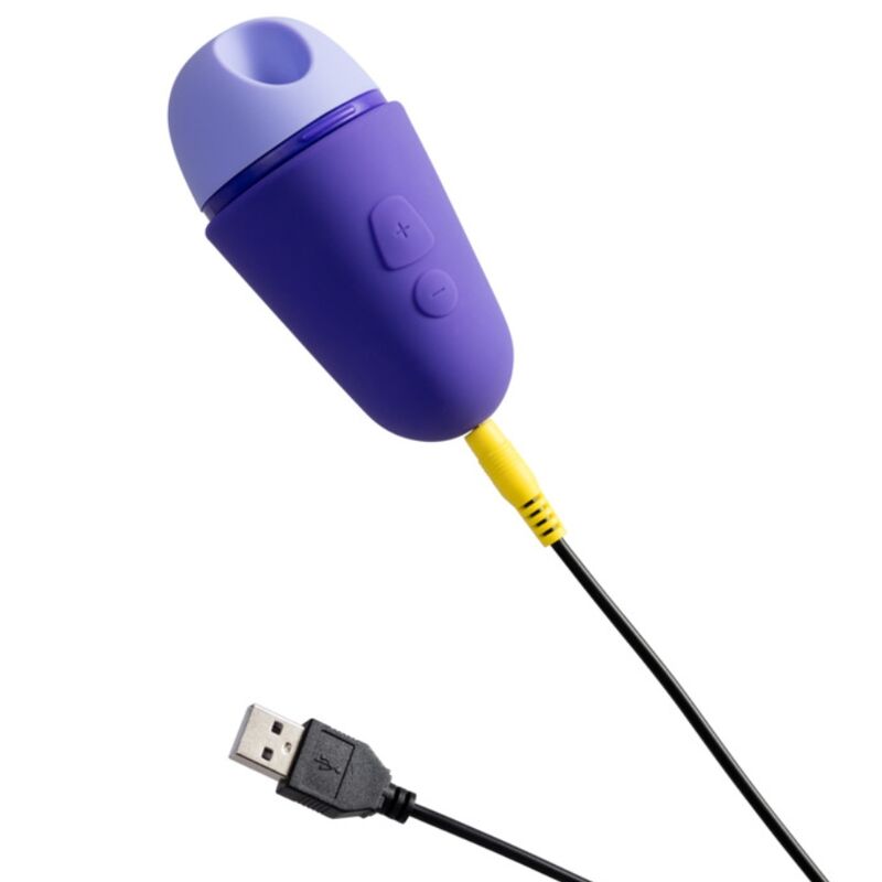 ROMP - Free X Clitoral Stimulator 10 Levels Rechargeable Purple