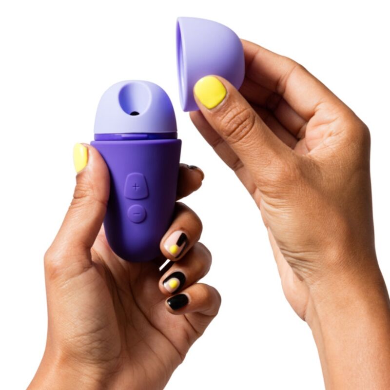 ROMP - Free X Clitoral Stimulator 10 Levels Rechargeable Purple