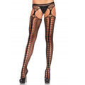 LEG AVENUE - PANTY MET KOUSENBANDEN EXCLUSIEF ZWART