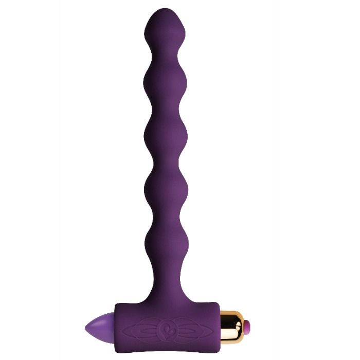 ROCKS-OFF - ANALPLUG MIT VIBRATION UND RIVIERES-PERLEN FÜR KLEINE SENSATIONEN