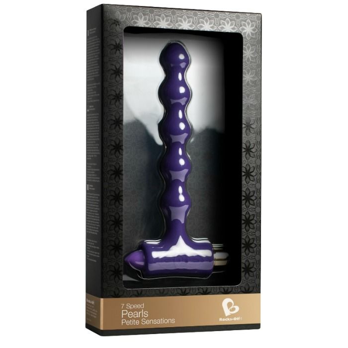 ROCKS-OFF - ANALPLUG MIT VIBRATION UND RIVIERES-PERLEN FÜR KLEINE SENSATIONEN